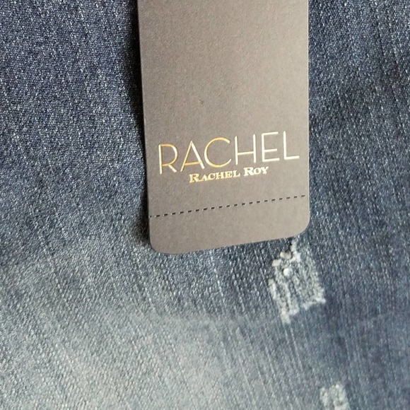 Rachel Roy Studded Skinny Jeans Size 27 High Waisted - Picture 6 of 7